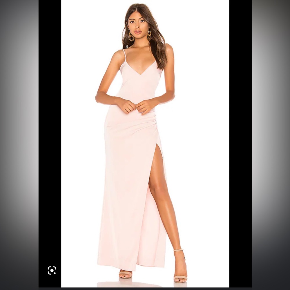 Lovers and friends mathy gown in rose